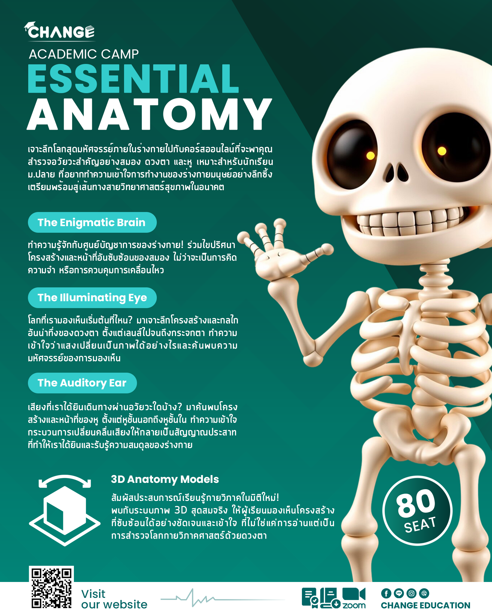 Poster EEA Big 2025_2_Edited.png Anatomy, กายวิภาคศาสตร์, Anatomy Course